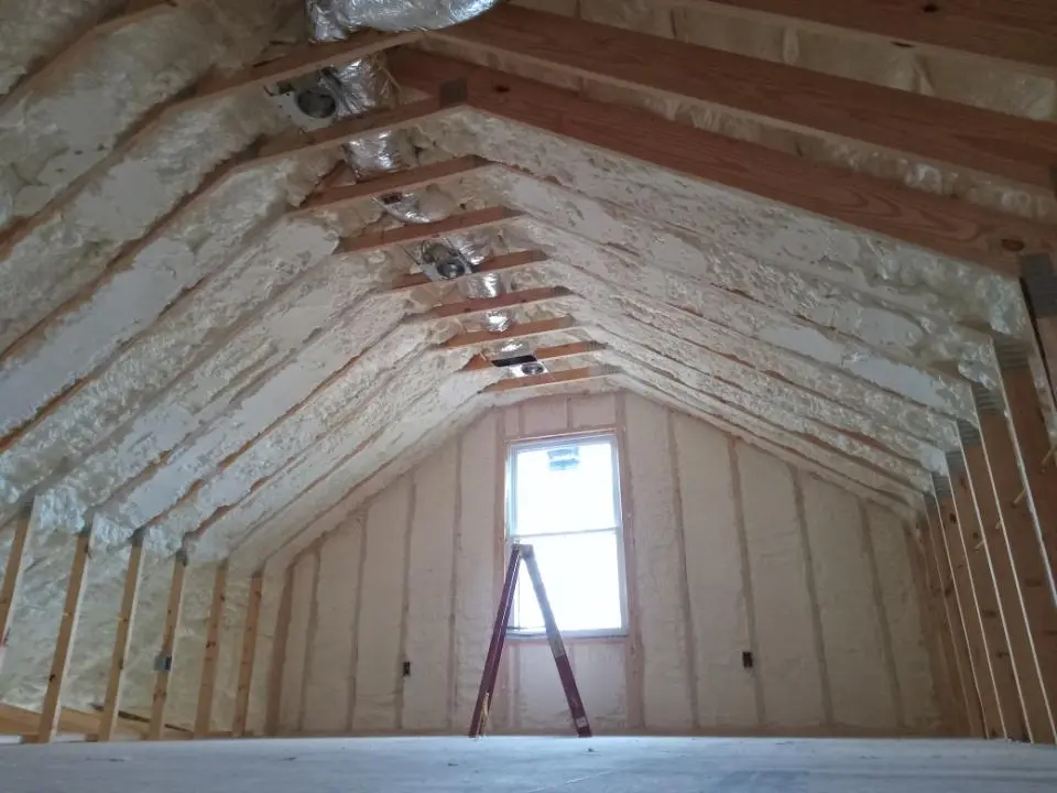 Spray foam roofing application for Crawl Space Insulation project in Oak Grove